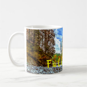 Colorful Forest Autumn Fall Trees River Coffee Mug