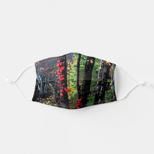 Colorful Forest Fall Foliage Adult Cloth Face Mask