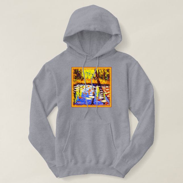 Colorful Forest Swamp. Buy Now Hoodie (Design Front)