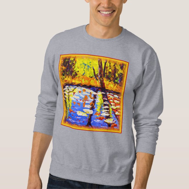 Colorful Forest Swamp. Buy Now Sweatshirt (Front)