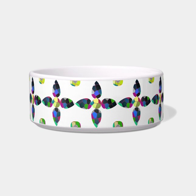 Colorful Four-Leaf  Bowl (Front)