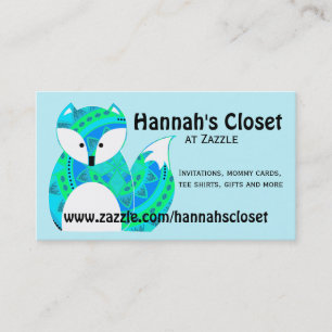 Colorful Fox Business Card