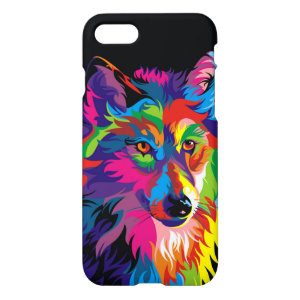 Colorful fox iPhone 7 case