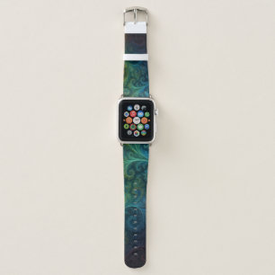 Colorful Fractal Apple Watch Band