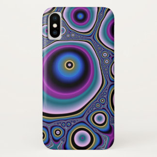 Colorful fractal art iPhone x case