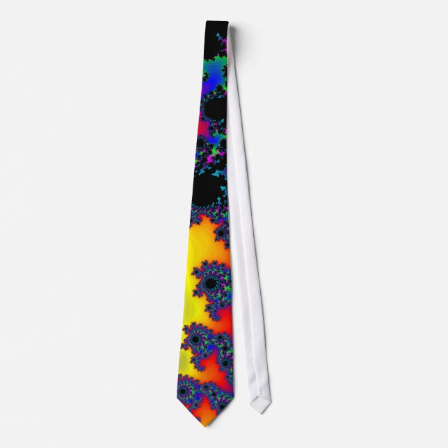 Colorful Fractal Design: Necktie / Tie (Front)