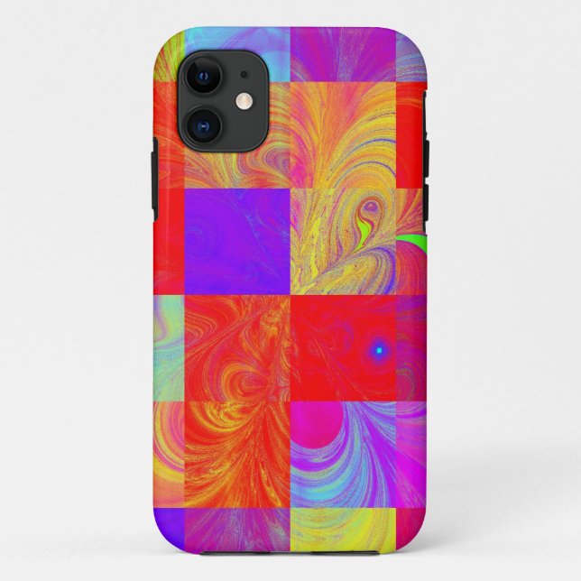 Colorful Fractal Iphone Case (Back)