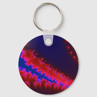 Colorful fractal keychain