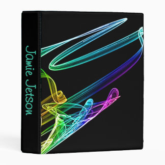 Colorful Fractal Mini Binder