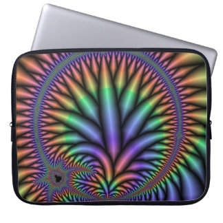 Colorful Fractal Plant Laptop Sleeve