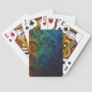 Colorful Fractal Poker Cards