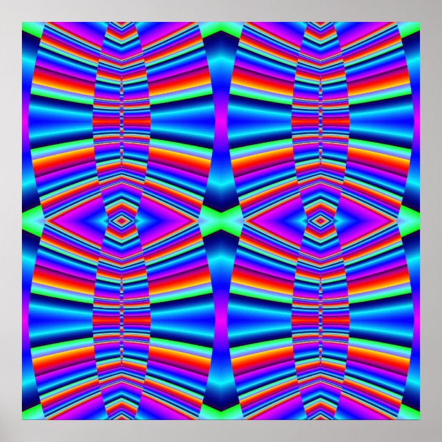 colorful fractal poster (Front)