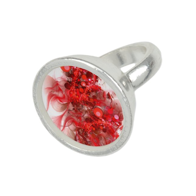 Colorful fractal ring (Top)