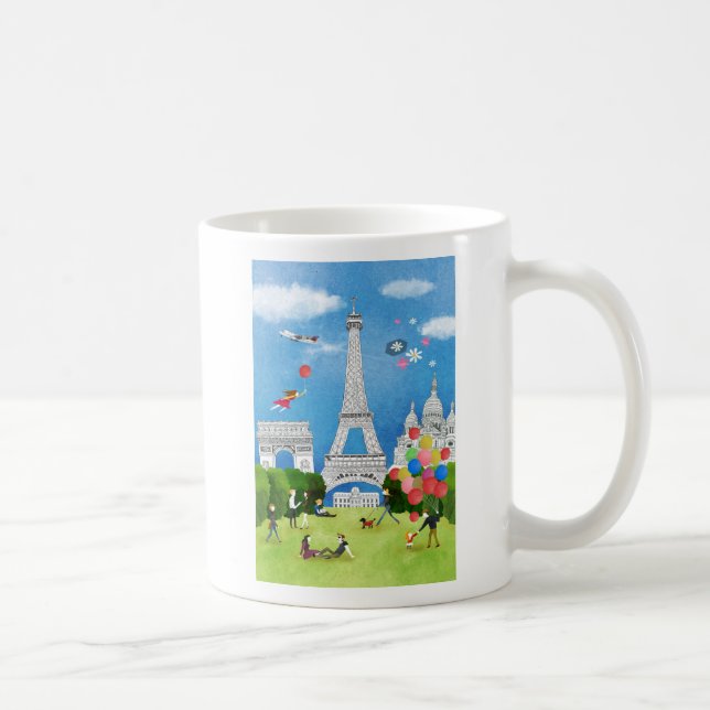 Colorful France Coffee Mug (Right)