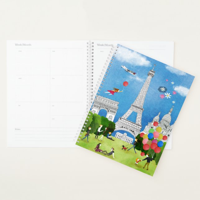 Colorful France Planner
