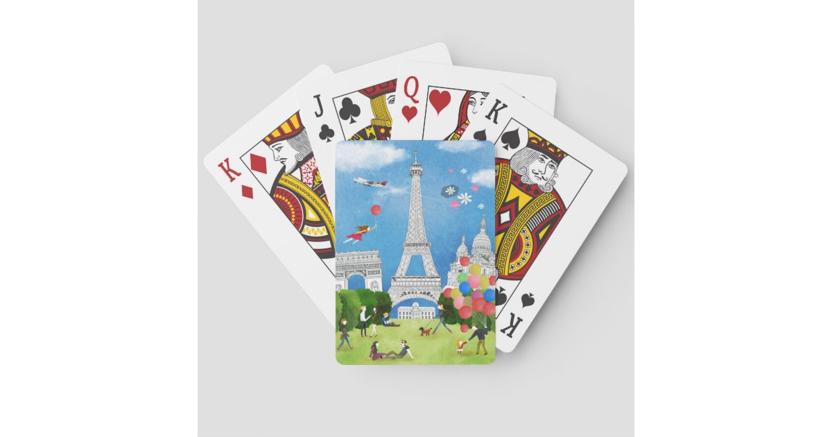 Colorful France Playing Cards Zazzle