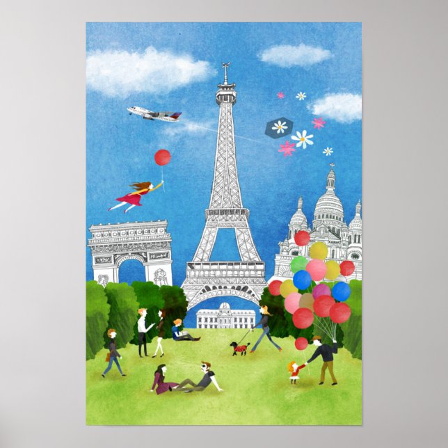 Colorful France Poster (Front)