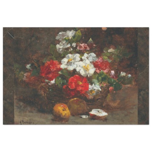 COLORFUL FRENCH IMPRESSIONIST STILL LIFE TISSUE PAPER