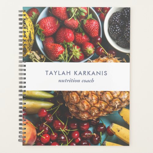 Colorful Fresh Fruit Business Personalized Planner