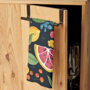 Colorful Fresh Fruit Pattern Kitchen Towel