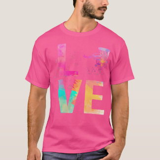 Colorful Frisbee Golf Mom Gifts Frisbee Golf T-Shirt