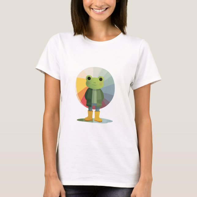 Colorful Frog Buddy T-Shirt (Front)