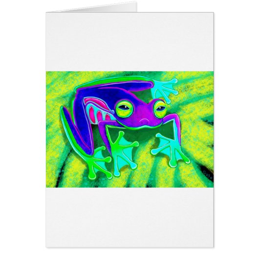 Colorful Frog Cards (Front)