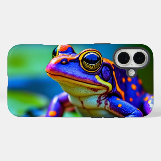 Colorful Frog Phone Case (Back (Horizontal))