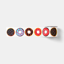 Colorful Frosted Donuts