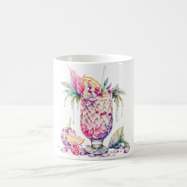 Colorful Fruit Cocktail Design: Merry Christmas Coffee Mug (Center)