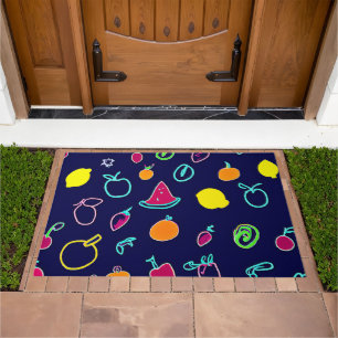 Colorful Fruit Fantasia Design Doormat