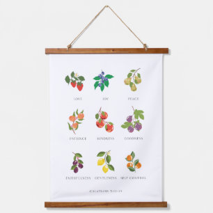 Colorful Fruit of the Spirit Wall Hanging Hanging Hanging Tapestry