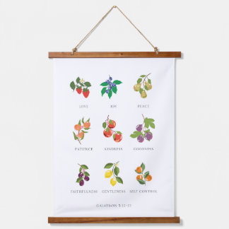 Colorful Fruit of the Spirit Wall Hanging Hanging Tapestry