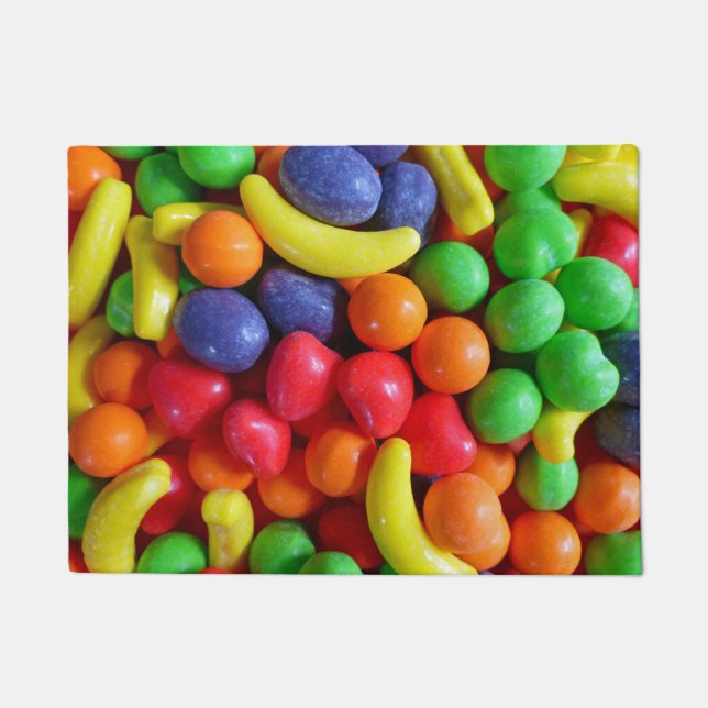 Colorful Fruit Shaped Candy Doormat (Front)