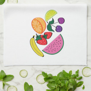 Colorful Fruit Summer, Cool, Fun Towel