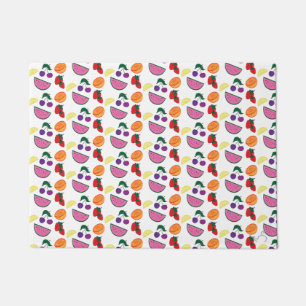 Colorful Fruit Summer Pattern, Cool Doormat