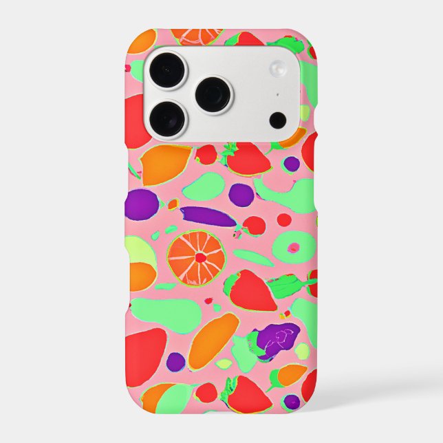 Colorful Fruitful Spectrum Pattern Iphone Case (Back)