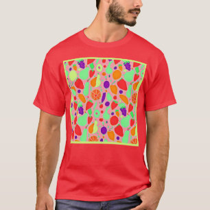 Colorful Fruitful Spectrum Pattern T-Shirt