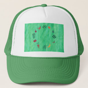Colorful Fruits and Vegetables Hats
