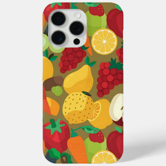 Colorful Fruits and Vegetables Pattern Phone Case