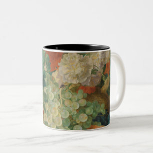Colorful Fruits And Vegetables Two-Tone Coffee Mug