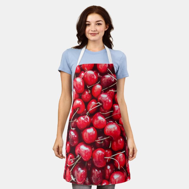 Colorful Fruits Apron (Worn)