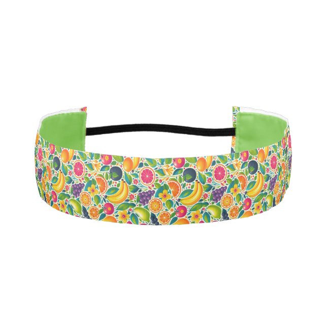 Colorful fruits  athletic headband (Front)