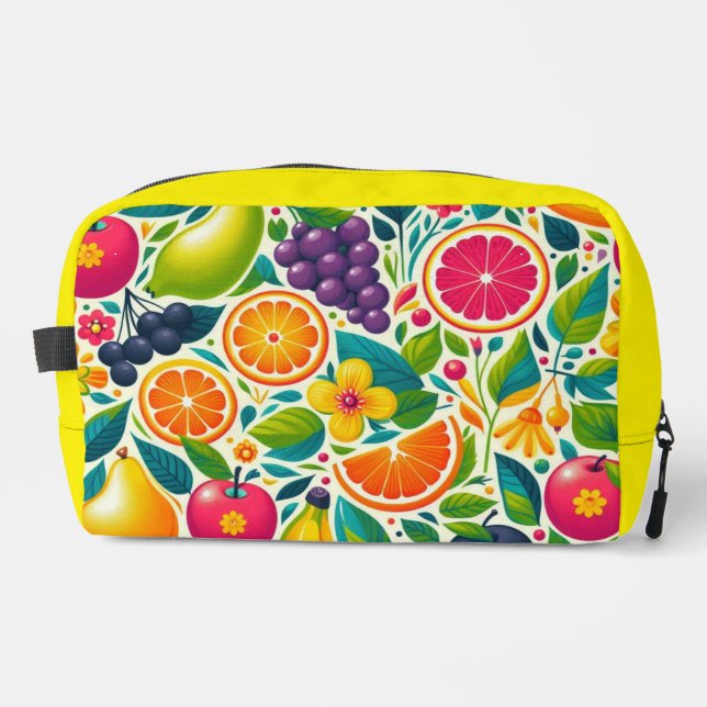 Colorful fruits  dopp kit (Front)