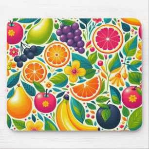 Colorful fruits mouse pad