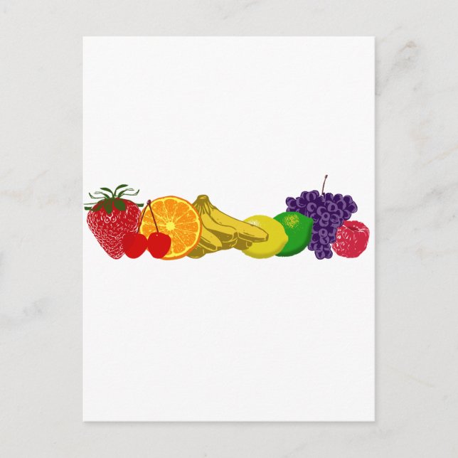 Colorful Fruits: Postcard (Front)