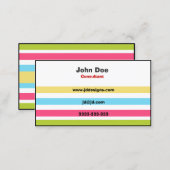 Colorful Fun business cards (Front/Back)