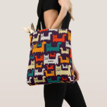 Colorful Fun Cats Tote Bag
