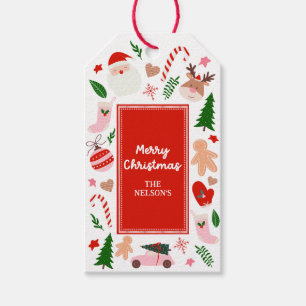 Colorful Fun Christmas Gift Tags