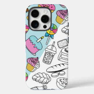 "Colorful & Fun Dessert Pattern – Cute Sweets. iPhone 16 Pro Case